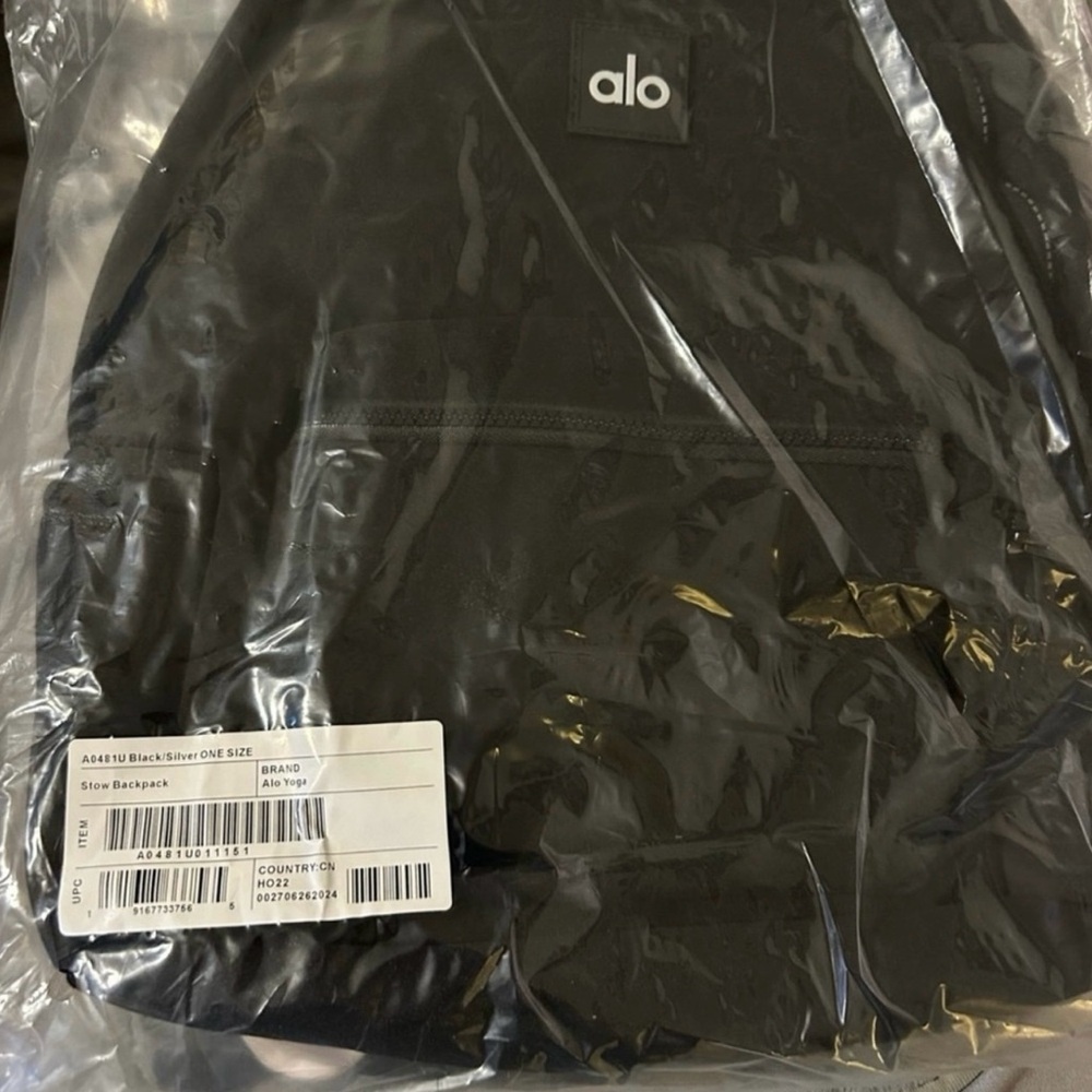 Alo Yoga Stow Black Backpack